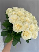31 белая роза, 50 см